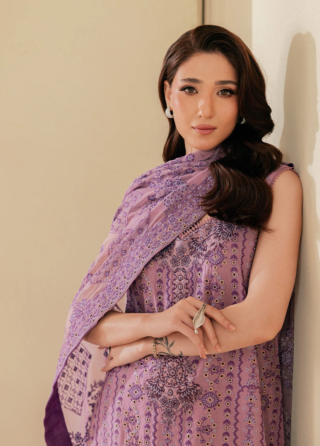 Aik Atelier Unstitched Embroidered Lawn 3 Piece Suit AIK26ULF B2605B - Festive Collection