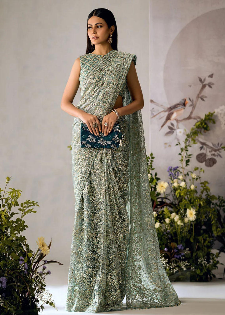 AIK Atelier Embroidered   Unstitched Saree AIK23TS Look-01 - Luxury Collection