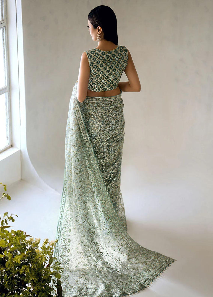 AIK Atelier Embroidered   Unstitched Saree AIK23TS Look-01 - Luxury Collection