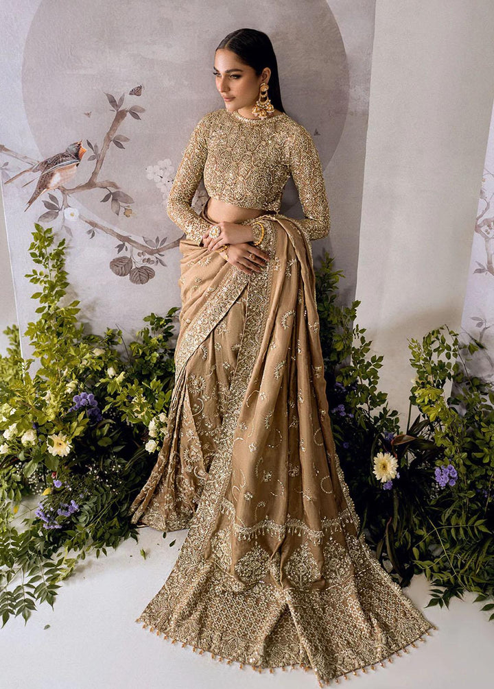 AIK Atelier Embroidered   Unstitched Saree AIK23TS Look-02 - Luxury Collection