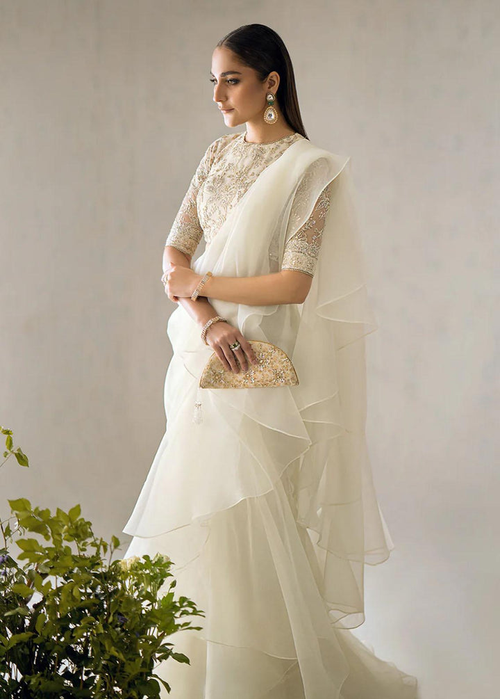 AIK Atelier Embroidered   Unstitched Saree AIK23TS Look-07 - Luxury Collection