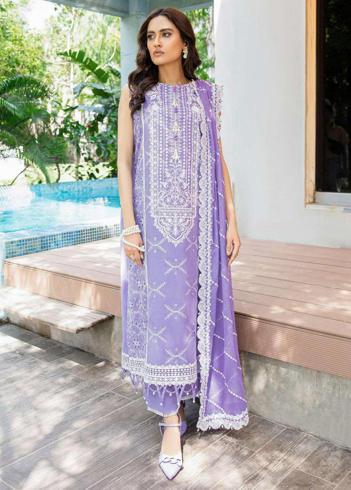 AIK Atelier Embroidered Lawn Suits Unstitched 3 Piece AIK23-L2 04-A - Summer Collection