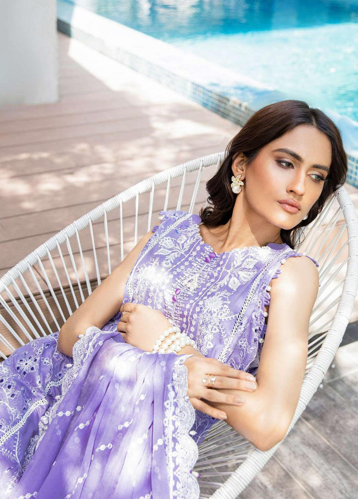 AIK Atelier Embroidered Lawn Suits Unstitched 3 Piece AIK23-L2 04-A - Summer Collection