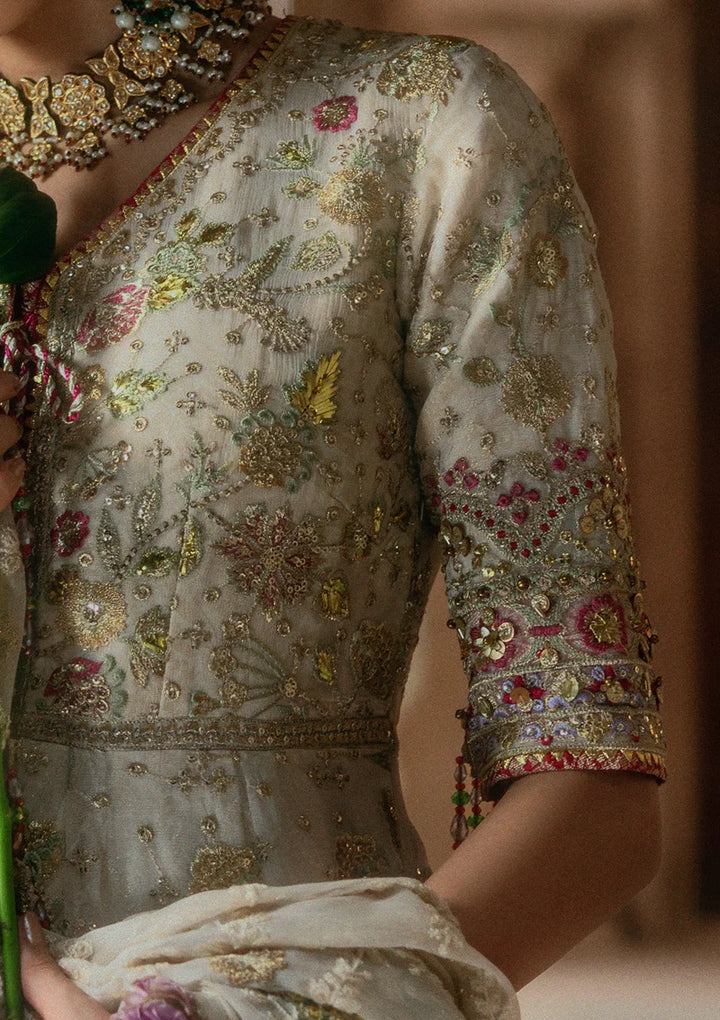 Aik Atelier Unstitched Embroidered Chiffon 3 Piece Suit AIK26UAAW B2602 - Wedding Collection