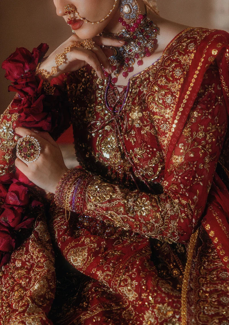Aik Atelier Unstitched Embroidered Chiffon 3 Piece Suit AIK26UAAW B2604 - Wedding Collection