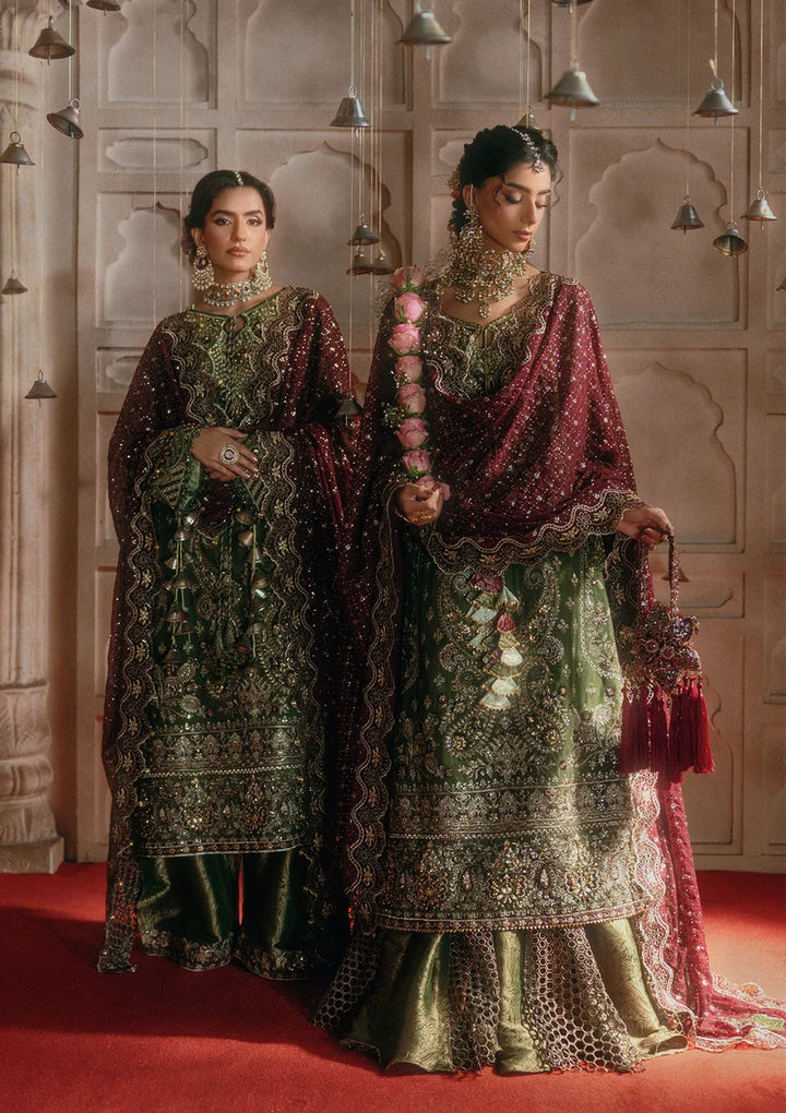 Aik Atelier Unstitched Embroidered Medium Silk 3 Piece Suit AIK26UAAW B2605 - Wedding Collection