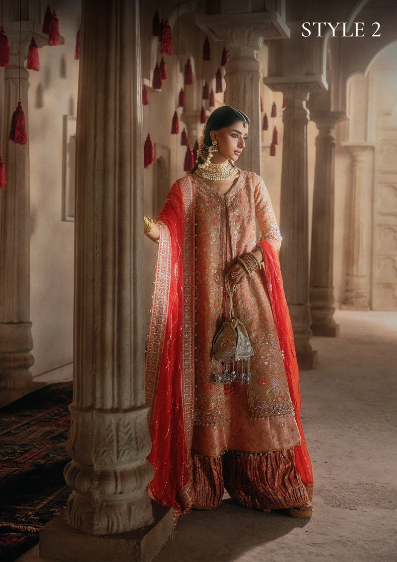 Aik Atelier Unstitched Embroidered Khaadi Net 3 Piece Suit AIK26UAAW B2606 - Wedding Collection