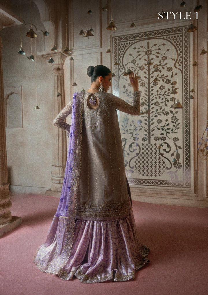 Aik Atelier Unstitched Embroidered Khaadi Net 3 Piece Suit AIK26UAAW B2609 - Wedding Collection