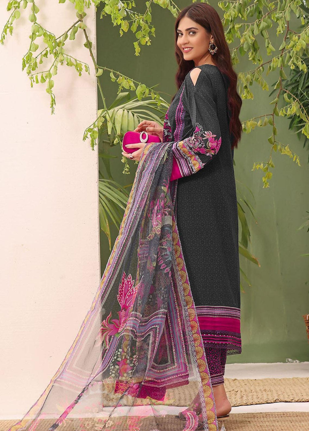 Ainy By Khas Embroidered Lawn Suits Unstitched 3 Piece KHS23AN3 KCNE-1943 - Summer Collection