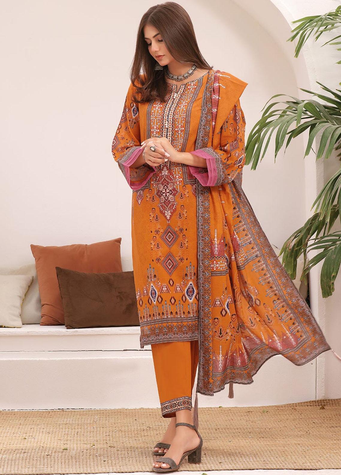 Ainy By Khas Printed Lawn Suits Unstitched 3 Piece KHS23AN3 KLA-1952 ...