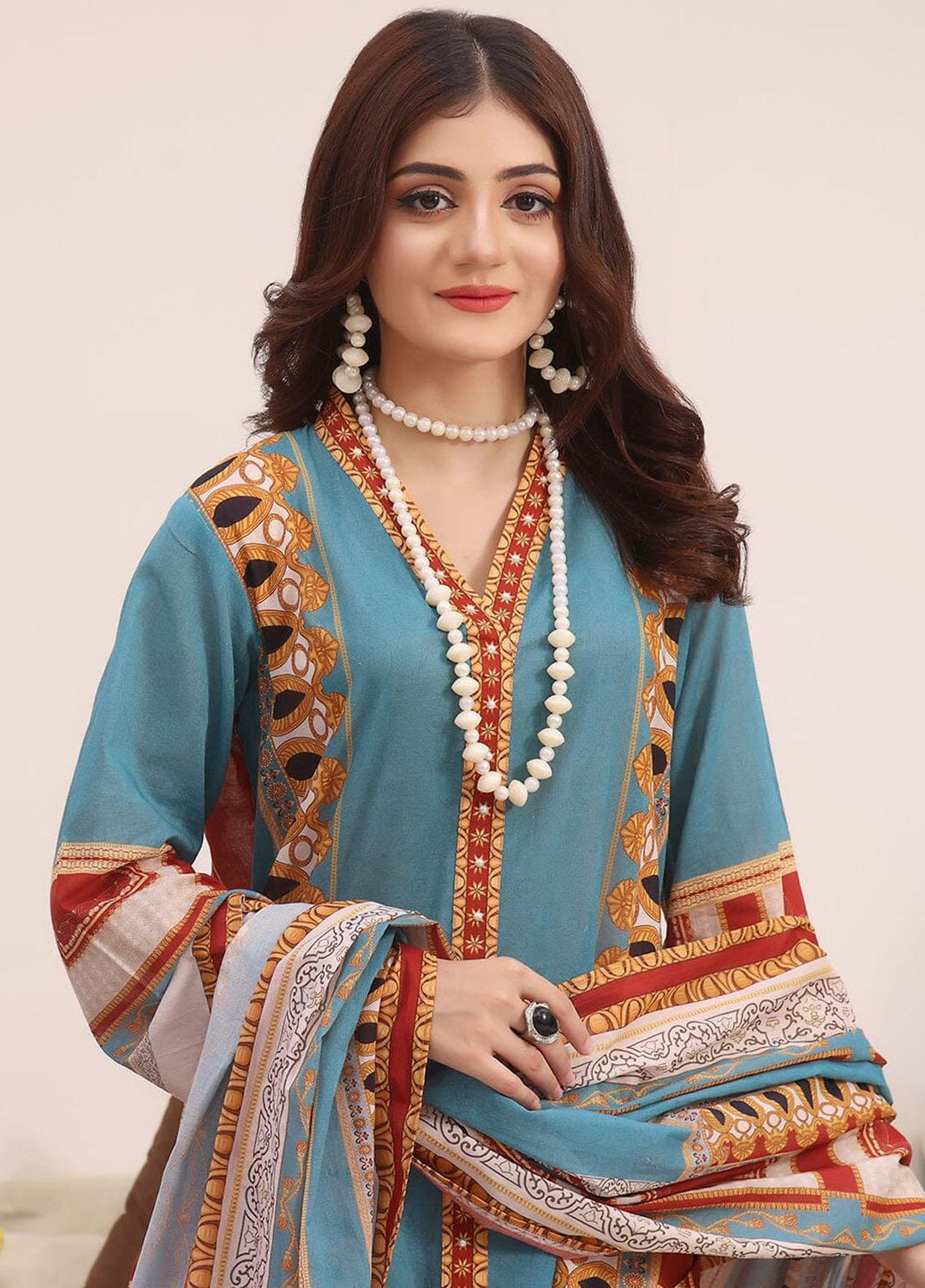 Ainy By Khas Printed Lawn Suits Unstitched 3 Piece KHS23AN3 KLA-1957 - Summer Collection