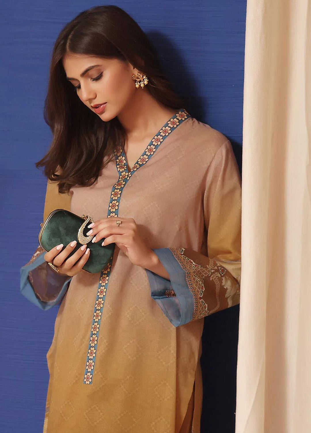 Ainy By Khas Printed Lawn Suits Unstitched 2 Piece KHS23AN RKT-1994 - Summer Collection