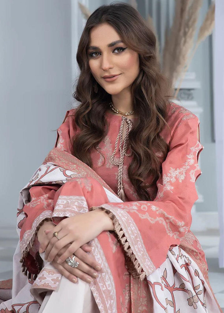 Aizal By Khas Embroidered Lawn Suits Unstitched 3 Piece KHS23AL KL-1690 - Summer Collection
