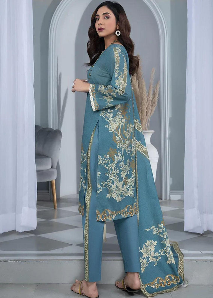 Aizal By Khas Printed Lawn Suits Unstitched 3 Piece KHS23AL KLA-1662 - Summer Collection