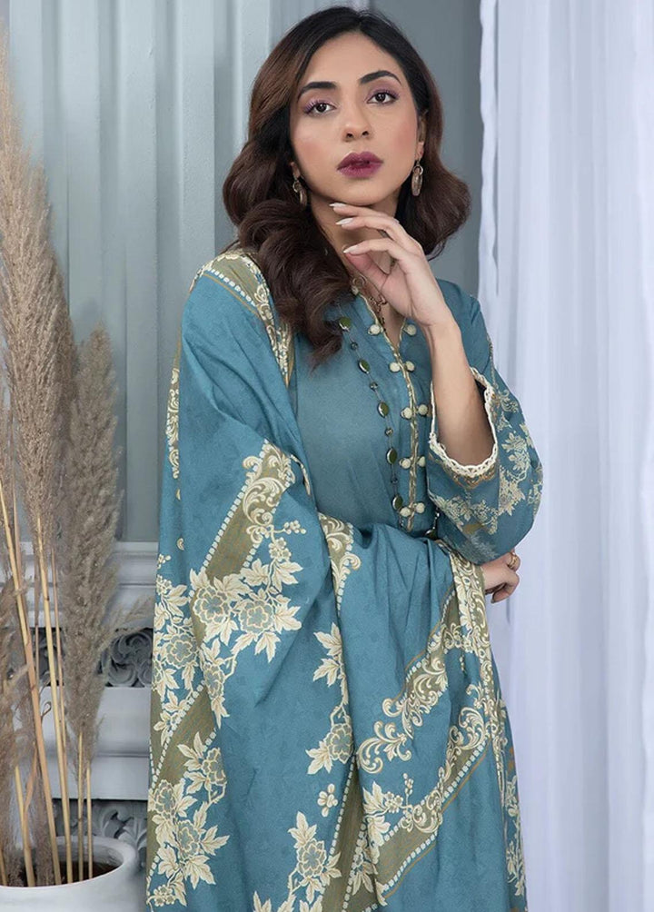 Aizal By Khas Printed Lawn Suits Unstitched 3 Piece KHS23AL KLA-1662 - Summer Collection