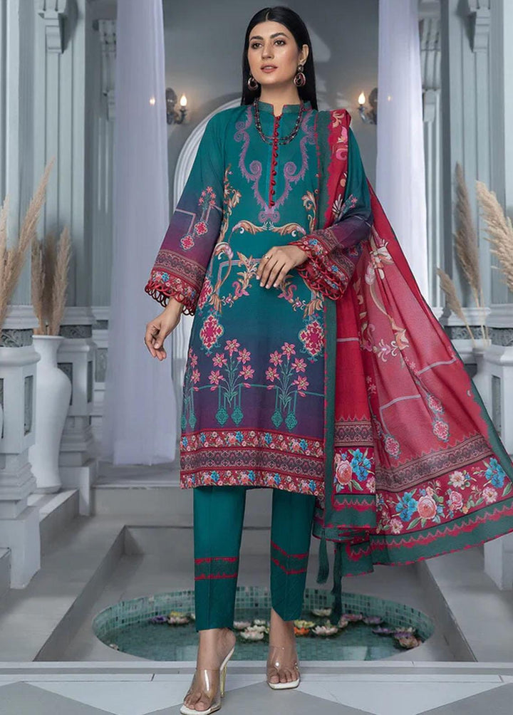 Aizal By Khas Printed Lawn Suits Unstitched 3 Piece KHS23AL KLA-1671 - Summer Collection