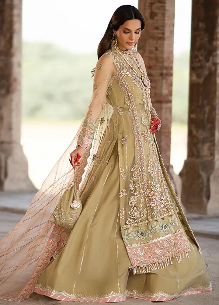 AJR Couture Embroidered Net Suit Unstitched 3 Piece AJR24LF AFF-06 Zyva - Luxury Collection
