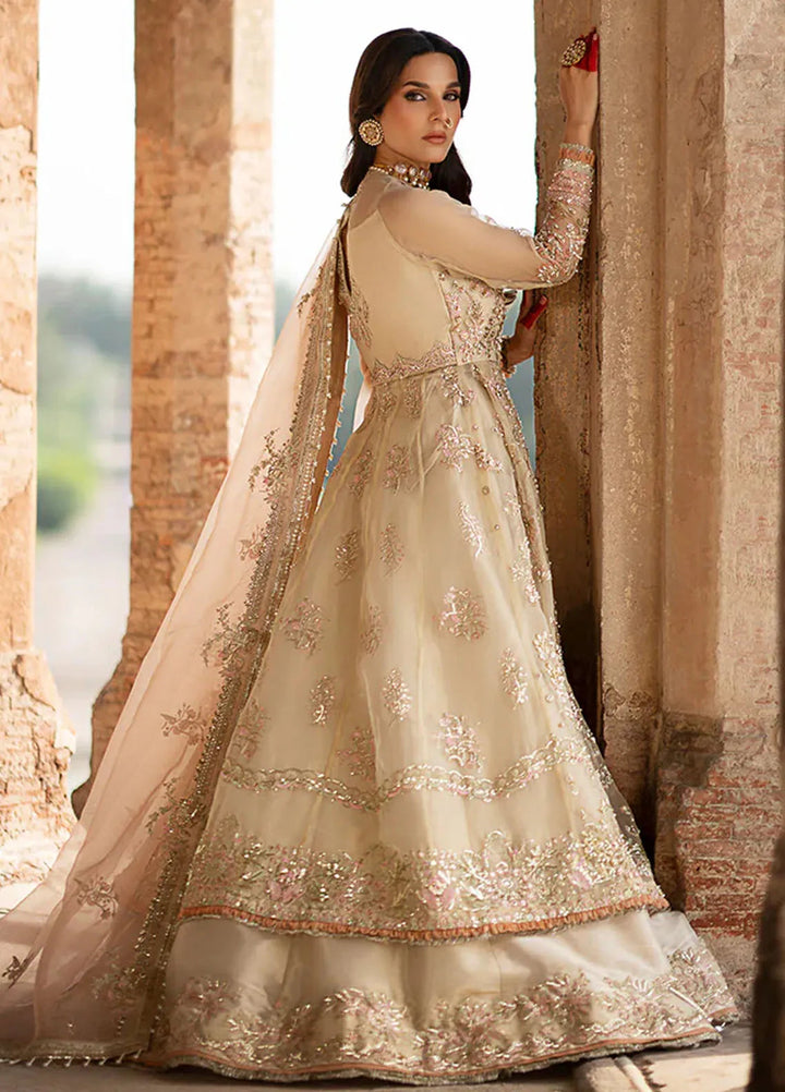 AJR Couture Embroidered Organza Suit Unstitched 3 Piece AJR24LF AFF-05 Dusk - Luxury Collection