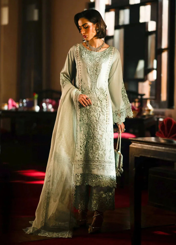 AJR Couture Pret Embroidered 3 Piece Suit Doron