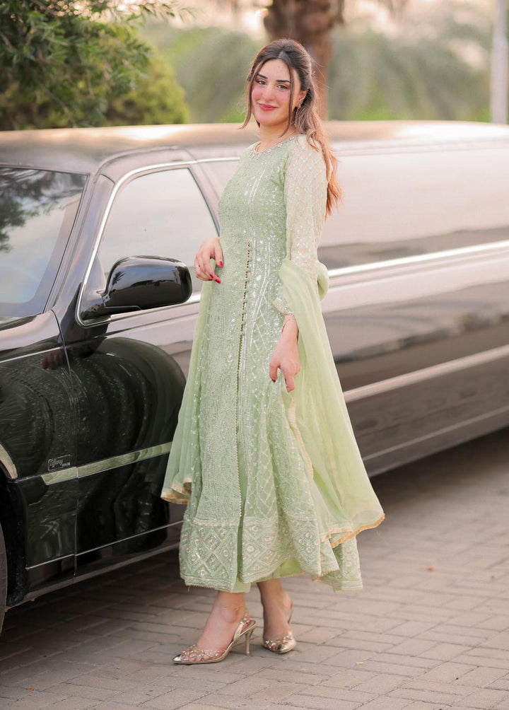 Al Harir Apparel Pret Eastern Chiffon 4 Piece Suit Gulzar Angoori