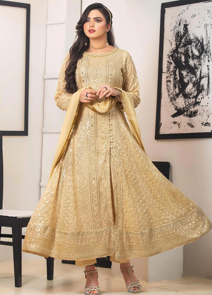 Al Harir Apparel Pret Eastern Chiffon 4 Piece Suit Gulzar Skin