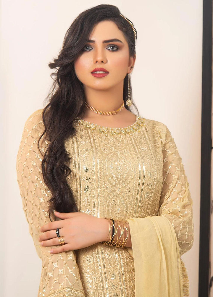 Al Harir Apparel Pret Eastern Chiffon 4 Piece Suit Gulzar Skin