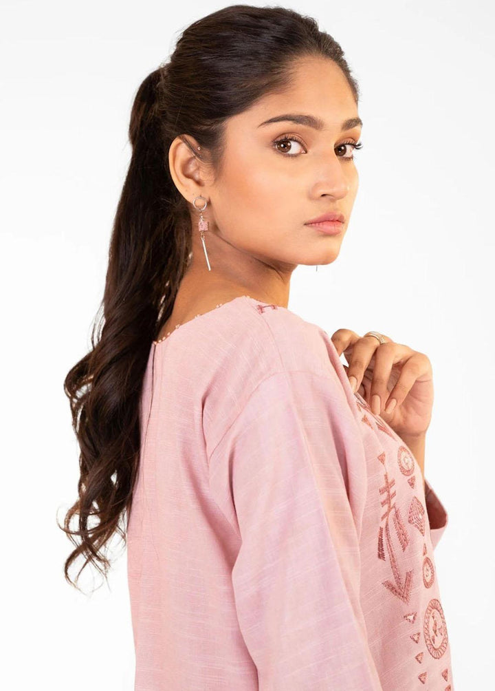 Al Karam Embroidered Khaddar Suits Unstitched 2 Piece AK22W FW-39-22-Lilac - Winter Collection