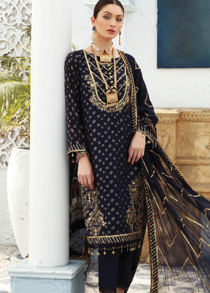 Festive Hues By Al Zohaib Embroidered Jacquard Suits Unstitched 3 Piece AZ21FH 02 - Festive Collection