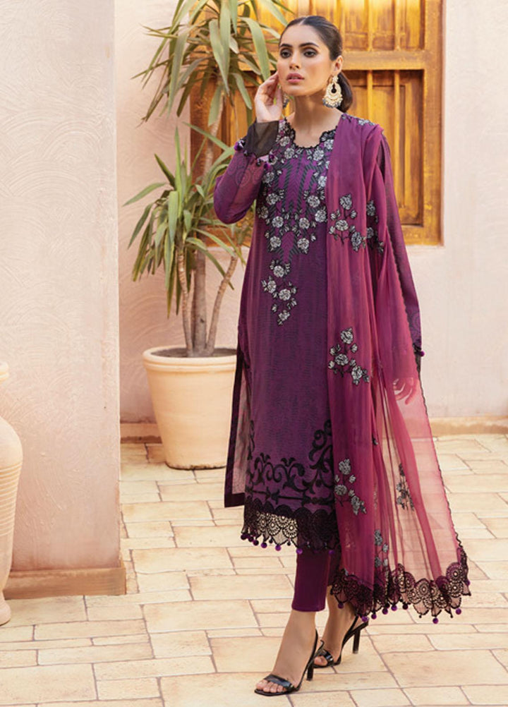 Festive Hues By Al Zohaib Embroidered Lawn Suits Unstitched 3 Piece AZ21-FH2 04B - Summer Collection