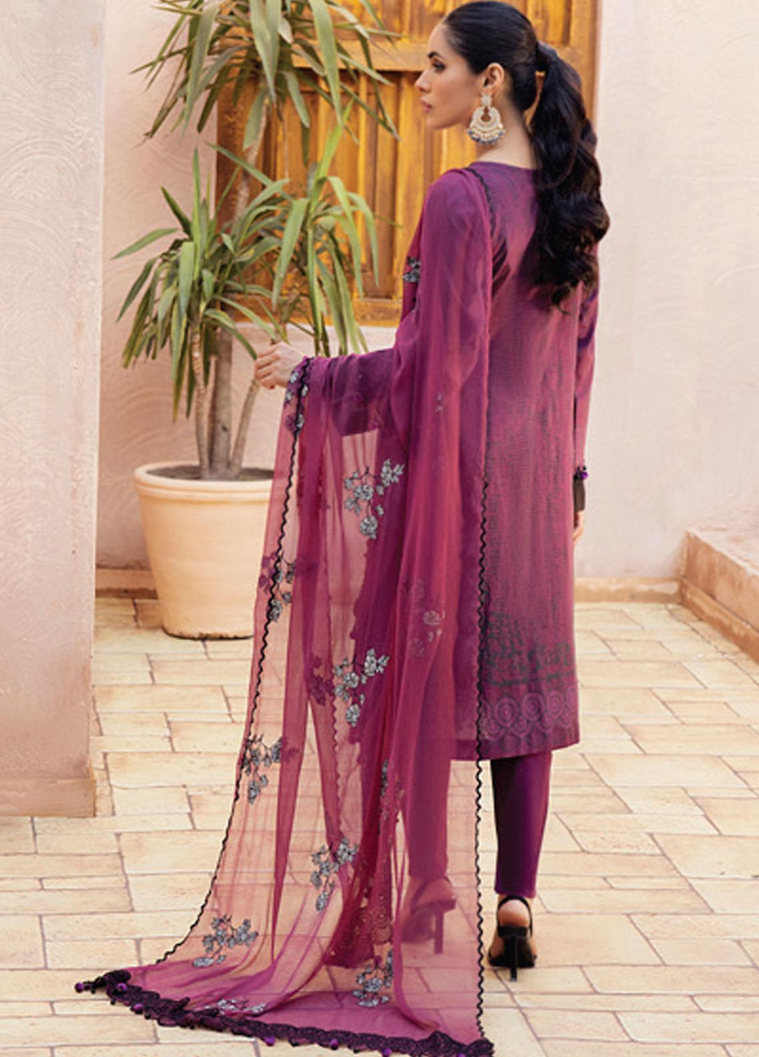 Festive Hues By Al Zohaib Embroidered Lawn Suits Unstitched 3 Piece AZ21-FH2 04B - Summer Collection