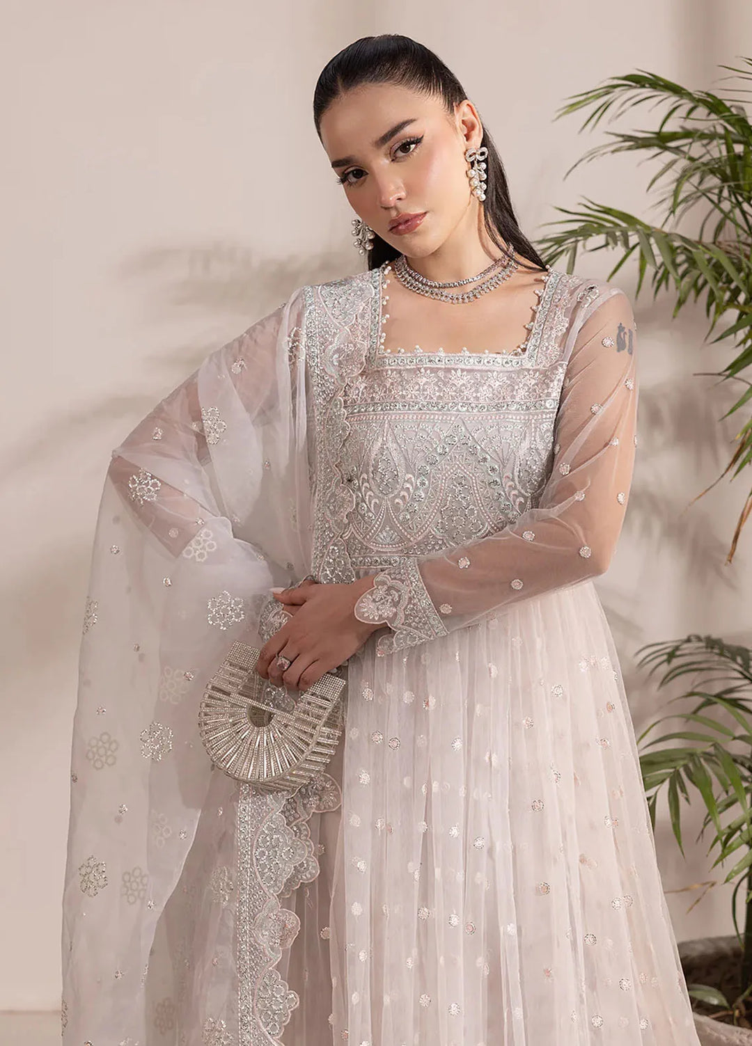Aleen Pret Embroidered Organza 3 Piece Suit Aira