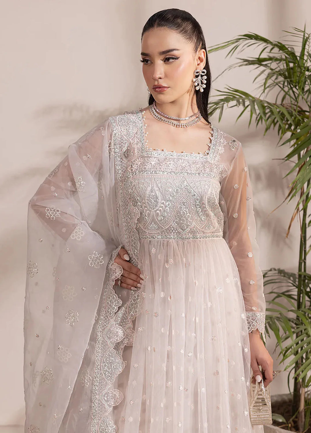 Aleen Pret Embroidered Organza 3 Piece Suit Aira