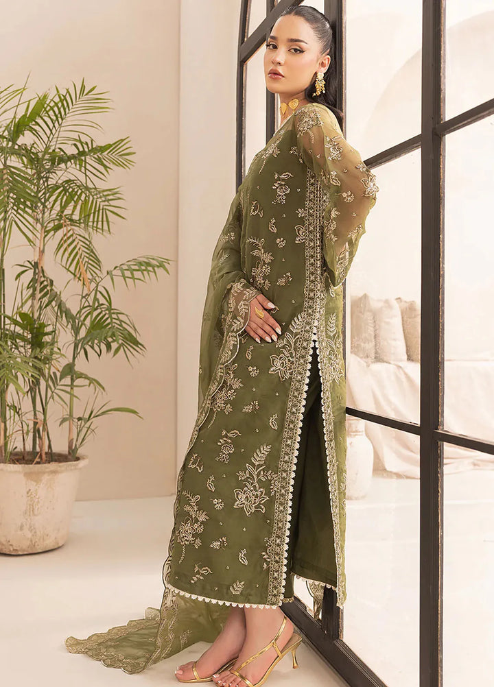 Aleen Pret Embroidered Organza 3 Piece Suit Amelie