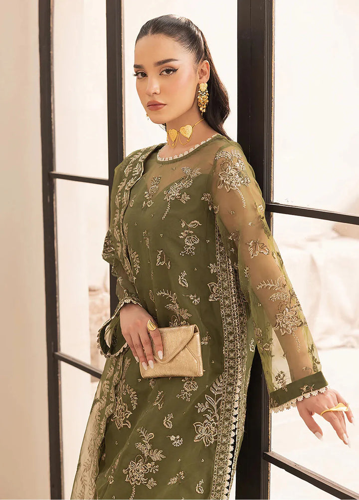 Aleen Pret Embroidered Organza 3 Piece Suit Amelie