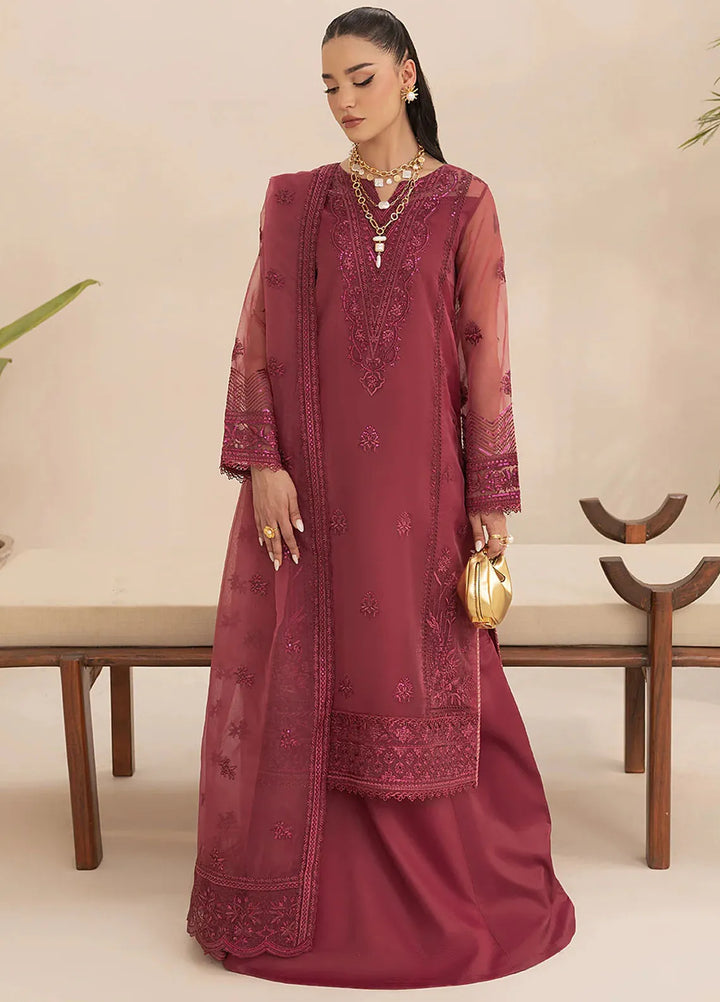 Aleen Pret Embroidered Organza 3 Piece Suit Lueur