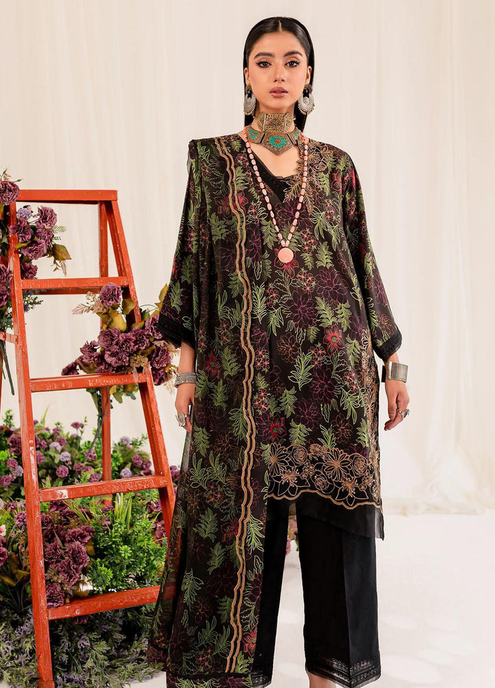 Aleena By Maryum N Maria Embroidered Lawn Suits Unstitched 3 Piece MNM23AL MLFD160 Maha - Formal Collection