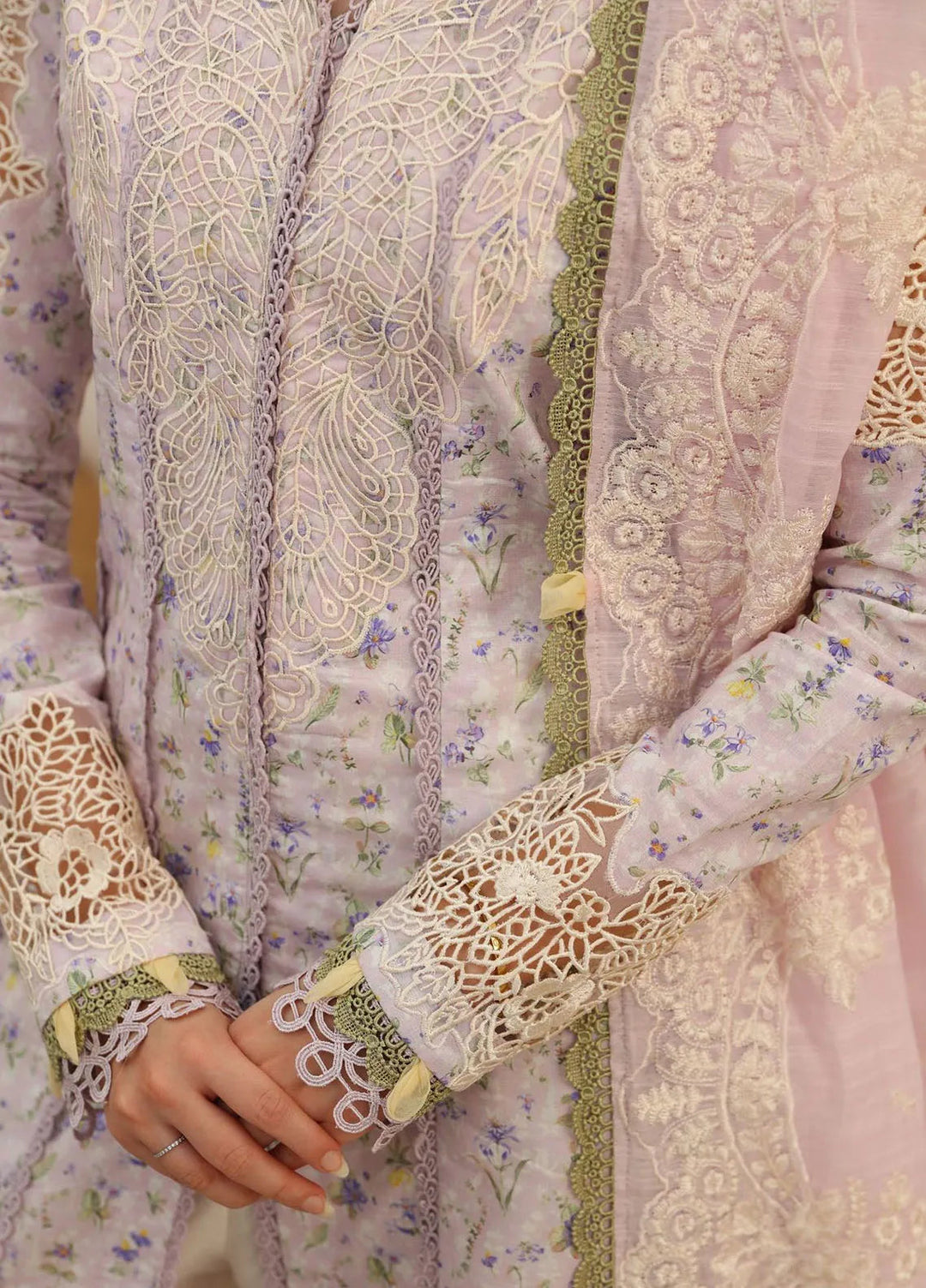 Alif Affordable by Ajr Embroidered Lawn Suit Unstitched 3 Piece AJR24AA AFL-02 Aria - Summer Collection