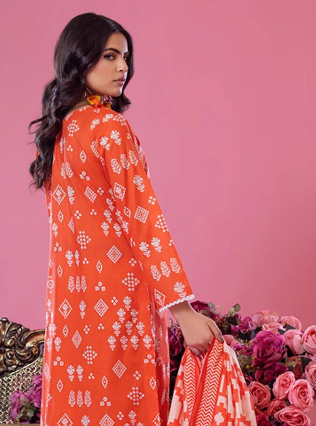 Alisha by Shariq Textiles Printed Lawn Suit Unstitched 3 Piece SQT24A ST-08 - Summer Collection