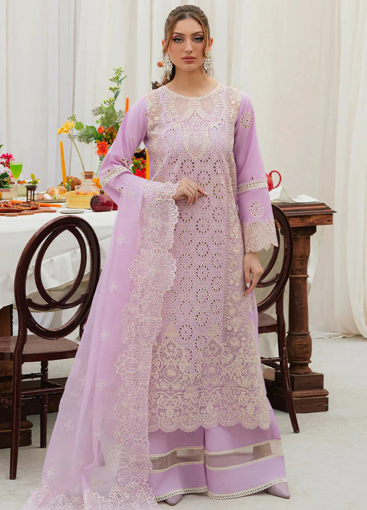 Allenura By Mahnur Embroidered Lawn Suits Unstitched 3 Piece MN24A D-02 Harmony - Luxury Collection