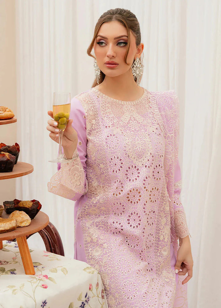Allenura By Mahnur Embroidered Lawn Suits Unstitched 3 Piece MN24A D-02 Harmony - Luxury Collection