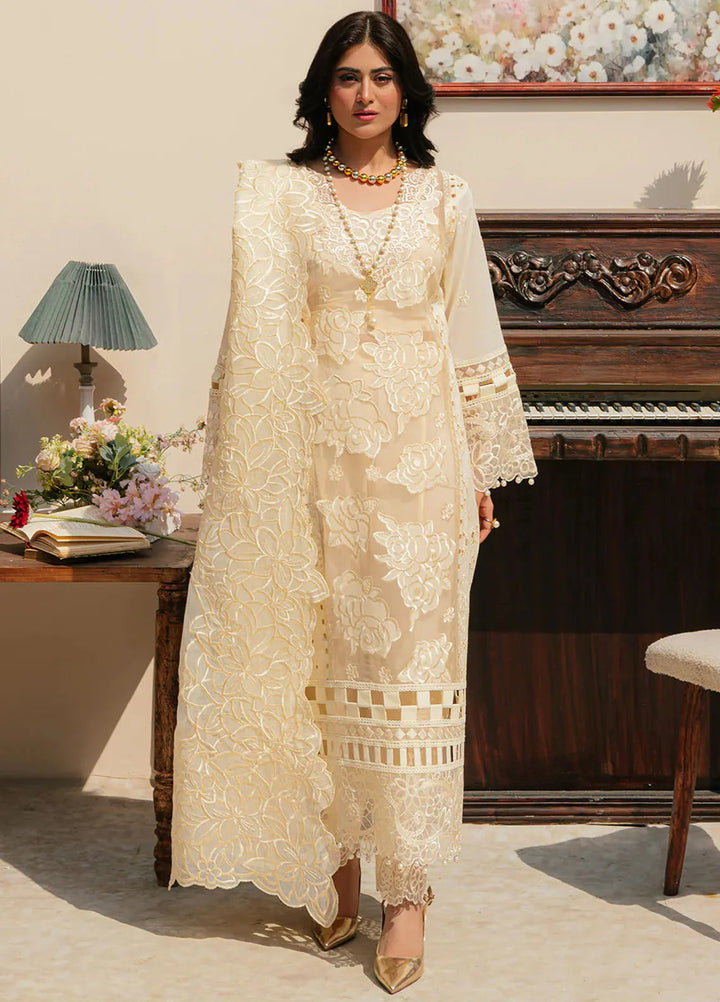 Allenura By Mahnur Embroidered Lawn Suits Unstitched 3 Piece MN24A D-05 Luminary - Luxury Collection