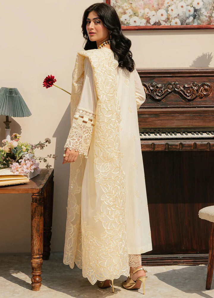 Allenura By Mahnur Embroidered Lawn Suits Unstitched 3 Piece MN24A D-05 Luminary - Luxury Collection