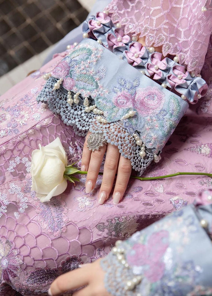 Amaani By Republic Womenswear Embroidered Lawn Suits Unstitched 3 Piece RW23A D-2B Fatine - Luxury Eid Collection