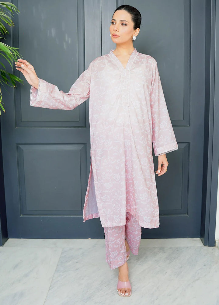 Amal Pret Printed Lawn 2 Piece Suit Rosemary