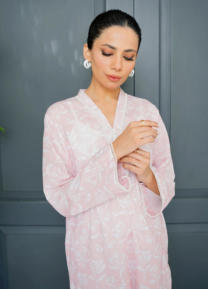 Amal Pret Printed Lawn 2 Piece Suit Rosemary