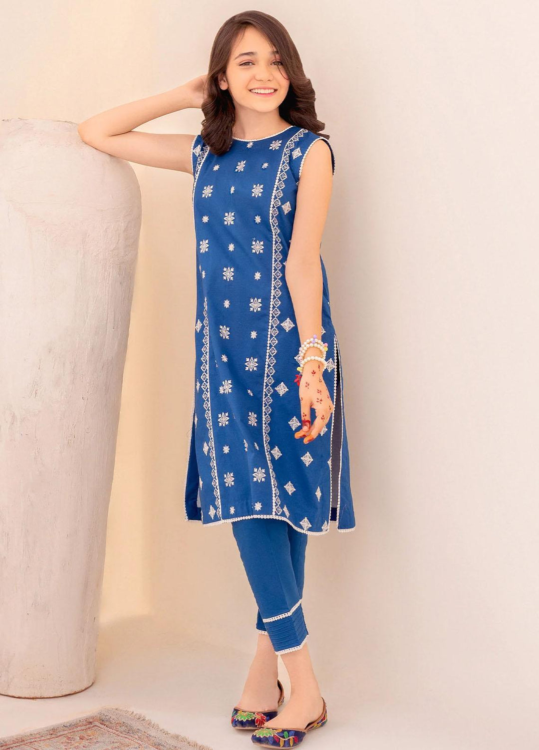 Maryum N Maria Lawn Casual Girls 2 Piece Suit -  MNM23AK MKD0114 AZZURE RADIANCE