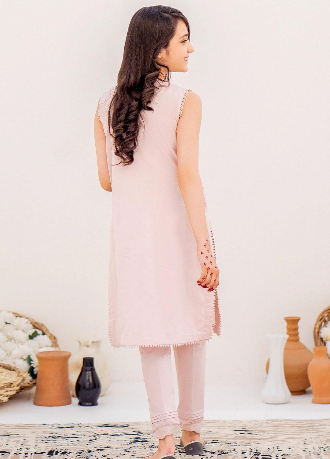 Maryum N Maria Lawn Casual Girls 2 Piece Suit -  MNM23AK MKD0120 LUXE PINK