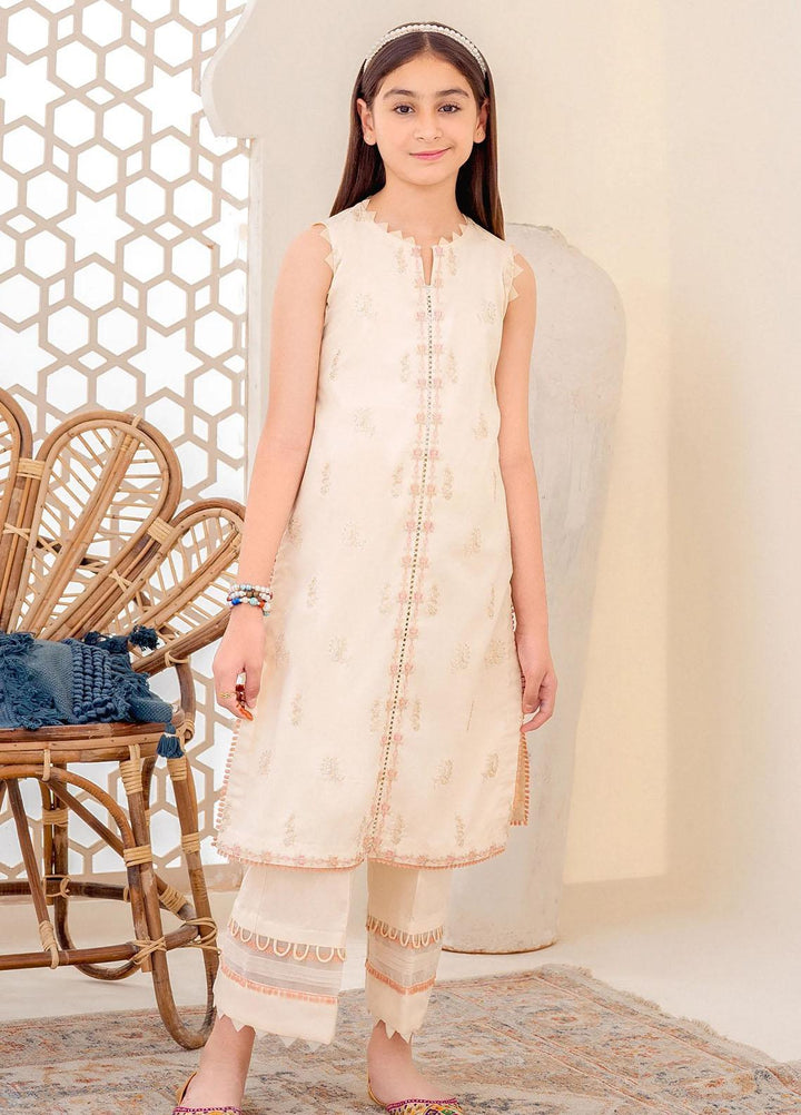 Maryum N Maria Lawn Casual 2 Piece Suit for Girls -  MNM23AK MKD0127 GRACEFUL BEIGE