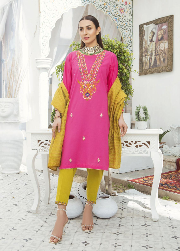 Amsin Attire Luxury Pret Embroidered Lawn Ready to Wear (RTW) AAR22FE A1