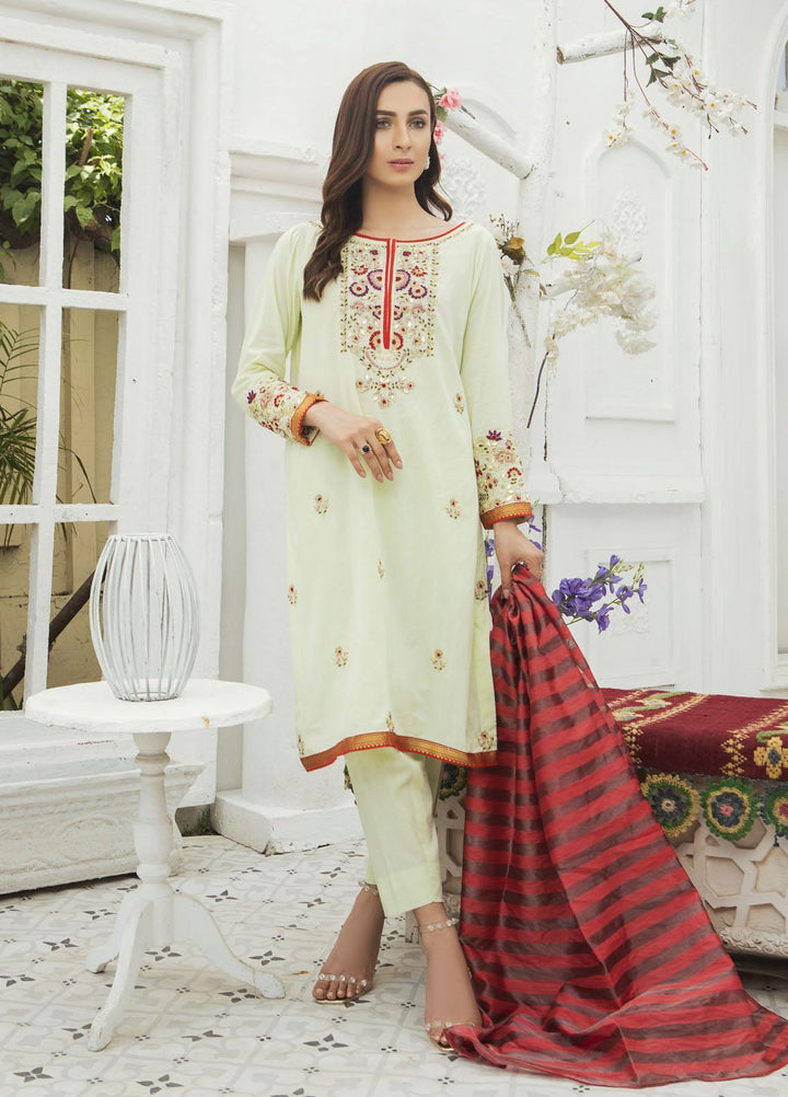 Amsin Attire Luxury Pret Embroidered Jacquard Ready to Wear (RTW) AAR22FE A5